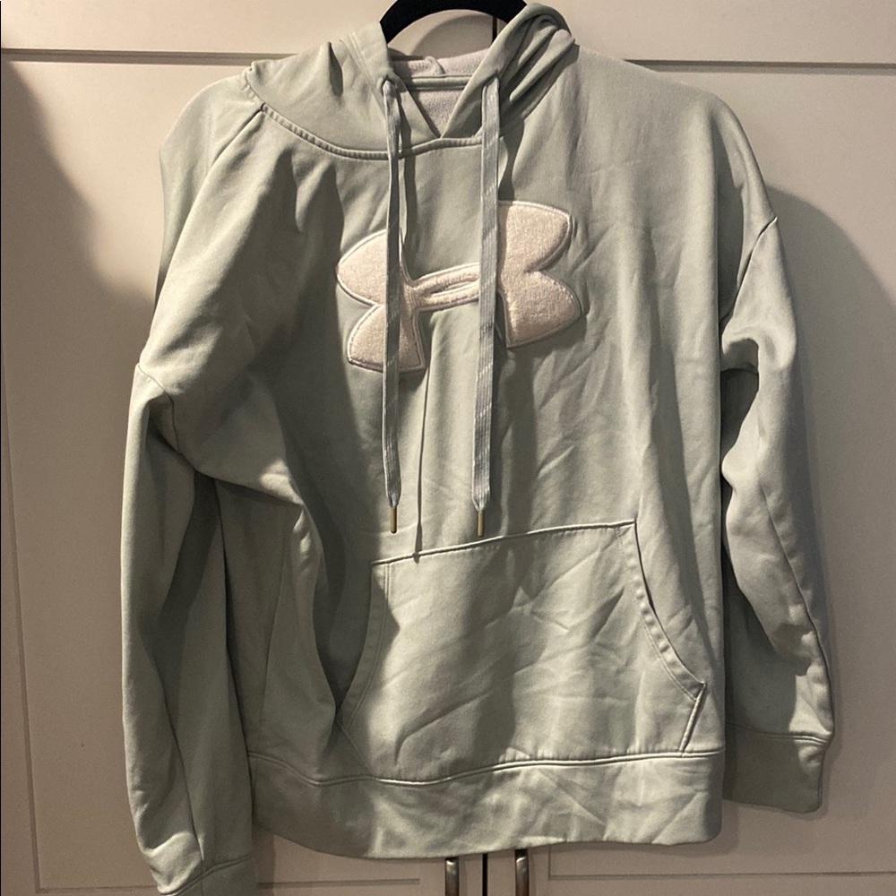 Under Armour Mint Hoodie with Logo